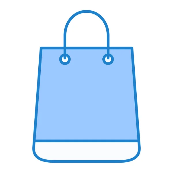 Shopping Bag Icona Vettoriale Illustrazione — Vettoriale Stock