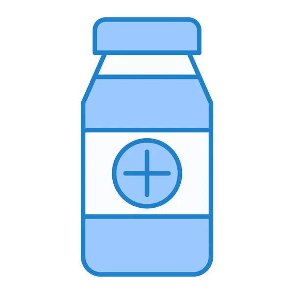 Medicine Bottle Icon Vector Illustration — Stock Vector