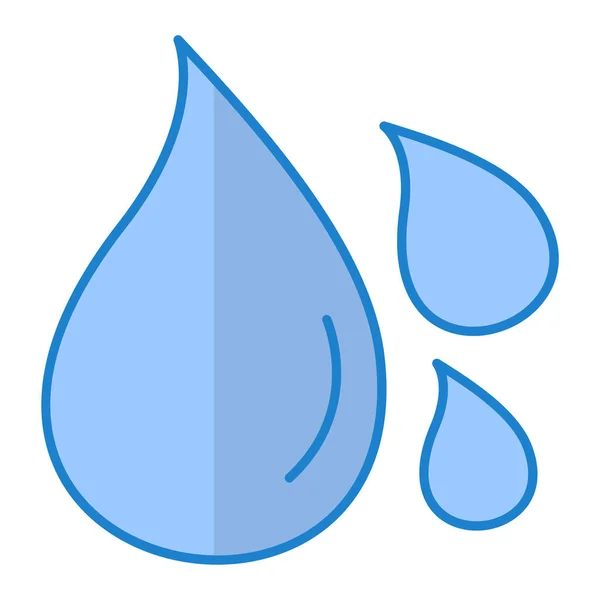 Projeto Ilustração Vetor Ícone Gota Água — Vetor de Stock