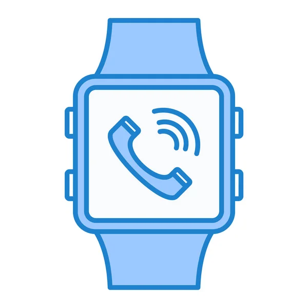 Wearable Smartwatch Icon Line Style Any Purpose Vector Illustration — Stock Vector