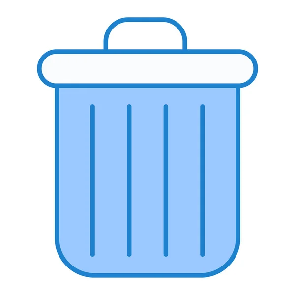 Trash Can Icon Outline Illustration Garbage Bin Vector Icons Web — Stock Vector