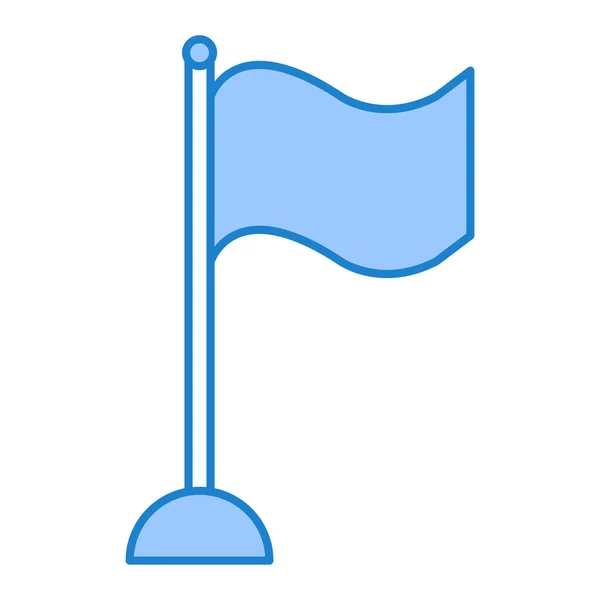 Ícone Bandeira Ilustração Vetorial — Vetor de Stock
