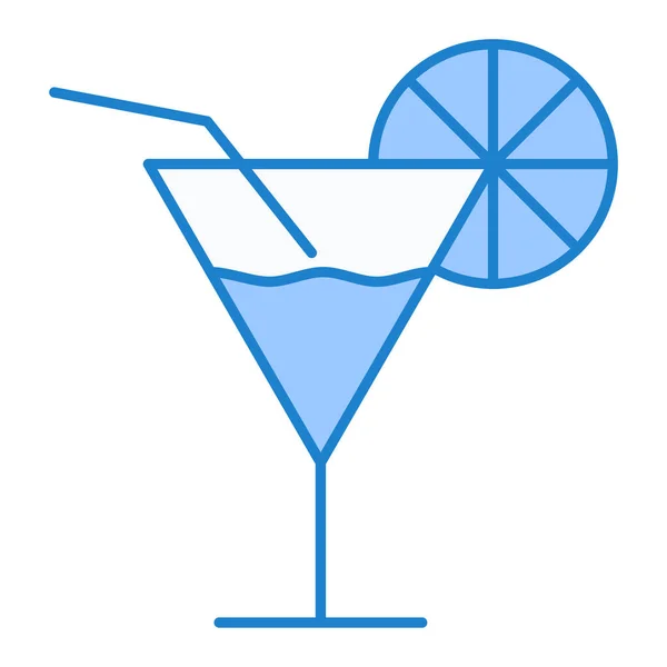 Cocktail Icon Simple Illustration Tequila Drink Vector Icons Web Design — Stock Vector