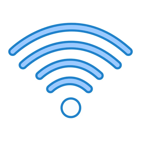 Wifi Segnale Icona Vettoriale Illustrazione Design — Vettoriale Stock