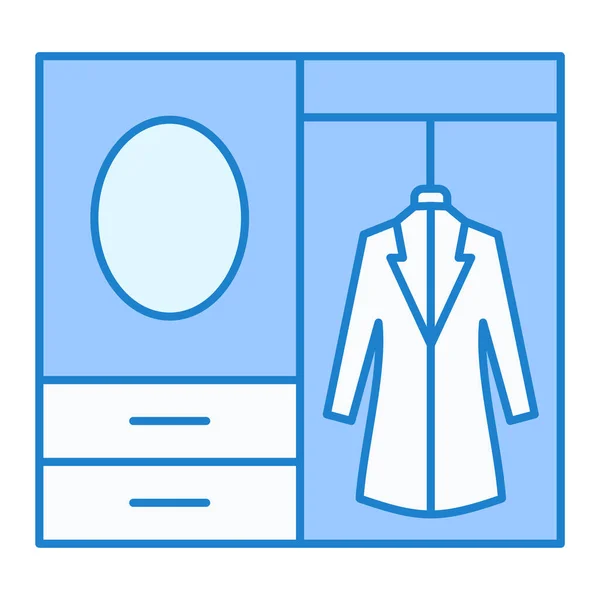 Vector Illustration Modern Clothes Icon — Stock Vector