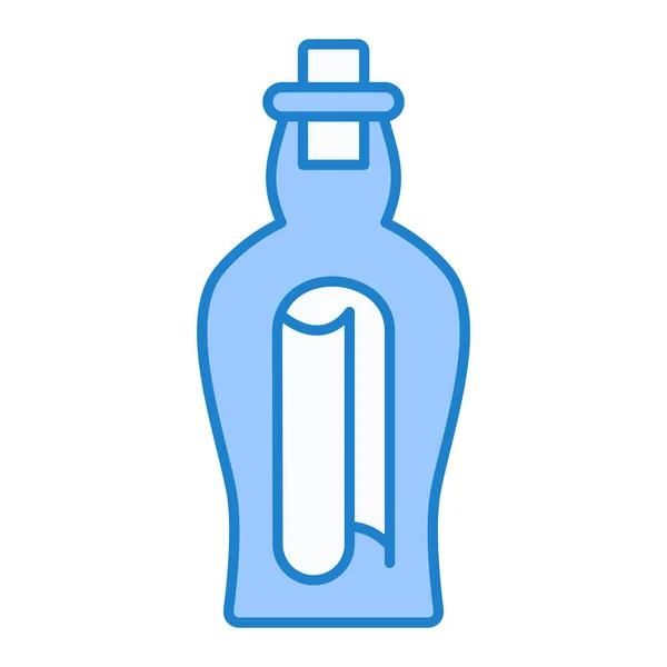 Φορέας Εικονίδιο Μπουκάλι Λεπτή Γραμμή Απομονωμένη Απεικόνιση Συμβόλων Περιγράμματος — Διανυσματικό Αρχείο