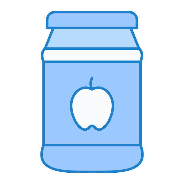 jar with food and drink vector illustration