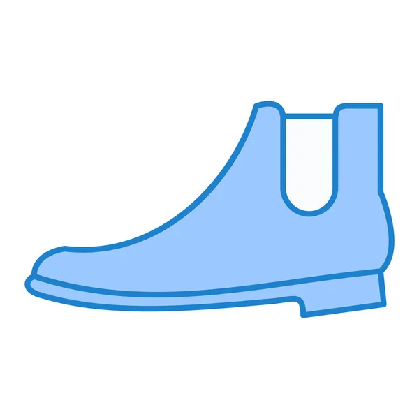 起動アイコン ウェブ用ブーツのベクトルのアイコンのフラットイラスト — ストックベクタ