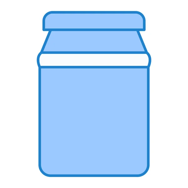 Jar Jam Icon Outline Illustration Glass Container Vector Icons Web — ストックベクタ