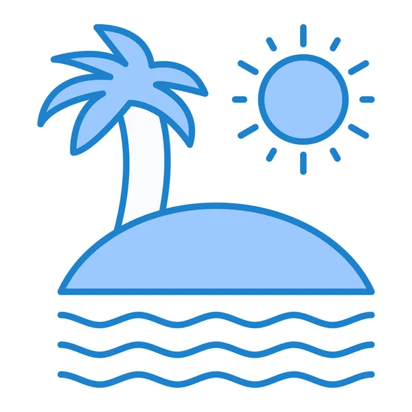 Summer Vacation Icon Vector Illustration — Stock Vector
