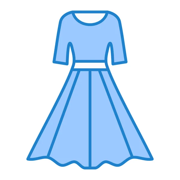 Φόρεμα Web Εικονίδιο Απλή Απεικόνιση — Διανυσματικό Αρχείο