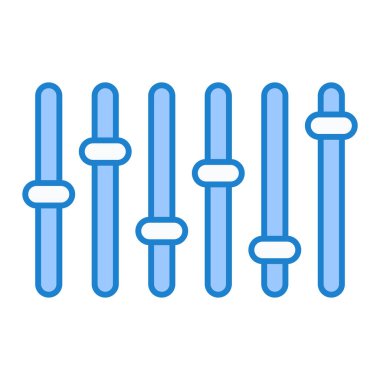 ses eşitleyici simge vektör illüstrasyon tasarımı