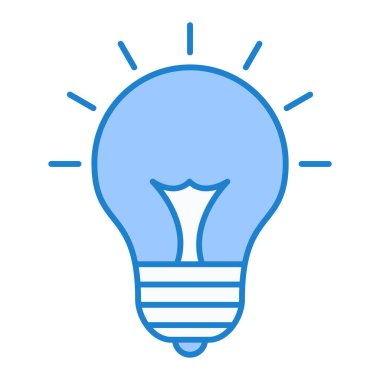 ampul simgesi vektör illüstrasyonu