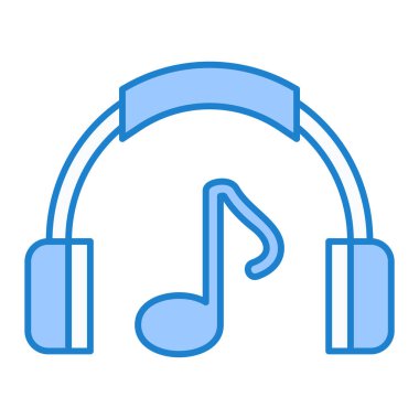 Müzik simgesi vektör illüstrasyonu