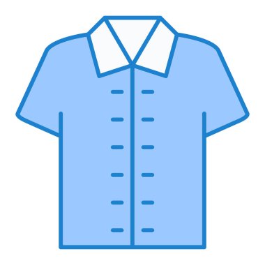 Kumaş. Web simgesi basit illüstrasyon