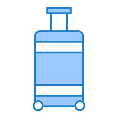 seyahat valizi ikon vektör çizimi