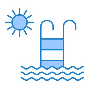 su simgesi vektör illüstrasyonu