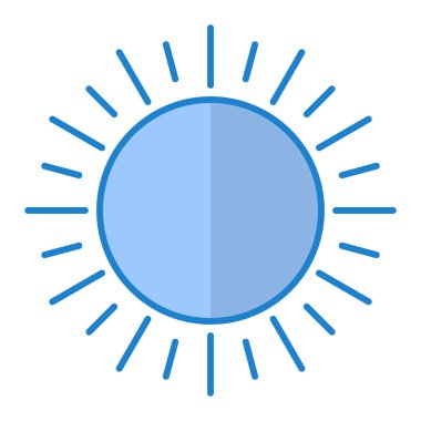 Güneş Simgesi Vektör illüstrasyonu