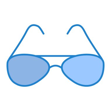 güneş gözlüğü ikonu vektör çizimi tasarımı