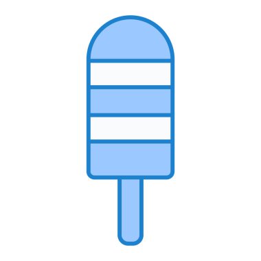 dondurma ikonu vektör illüstrasyonu