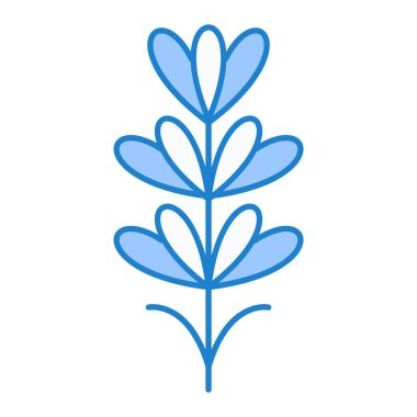 çiçek simgesi vektör illüstrasyonu