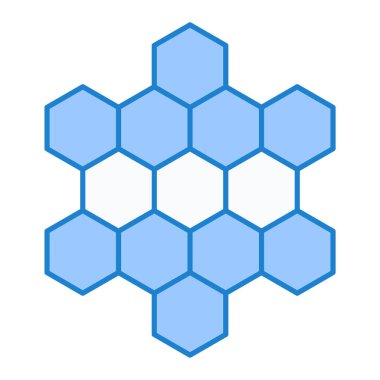 bal peteği ikonu vektör illüstrasyonu