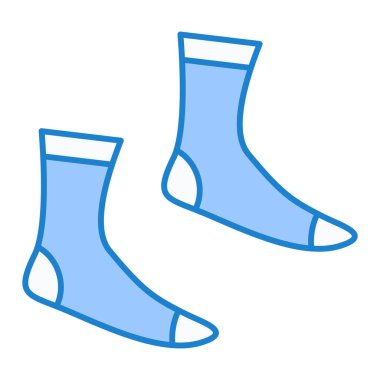 çorap simgesi vektör illüstrasyonu