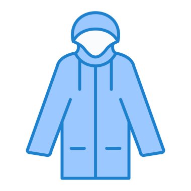 kış ceket kutsal kişilerin resmi, vektör çizim