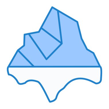 Amerika 'nın mavi ve beyaz bayrağının vektör illüstrasyonu