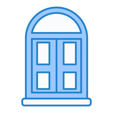 pencere simgesi vektör illüstrasyonu