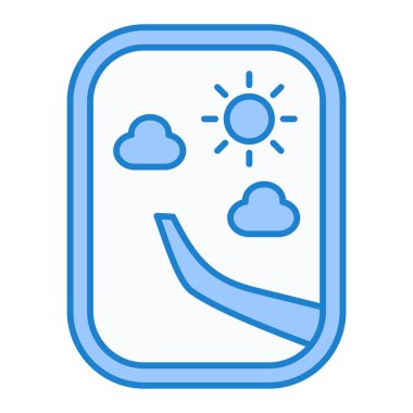 hava simgesi vektör illüstrasyonu