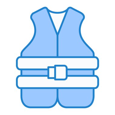 Güvenlik Yelekleri ikonu vektör çizimi