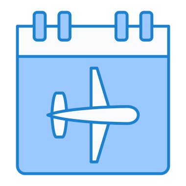 Takvim simgesi vektör illüstrasyonu