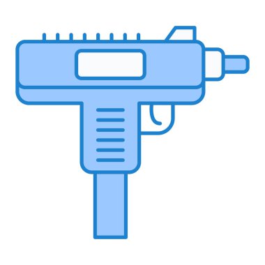 matkap simgesi. Web için silah vektör simgelerinin özet çizimi