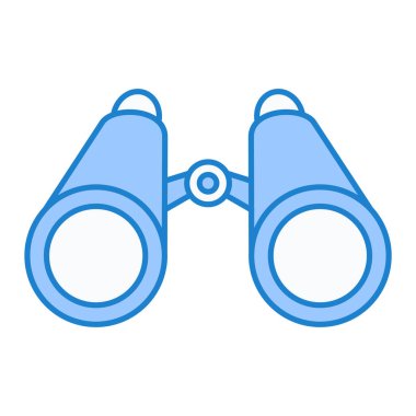 dürbün simgesi. vektör illüstrasyonu