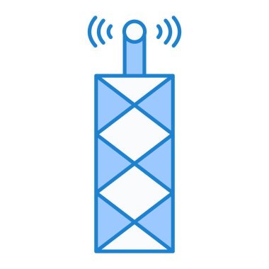 Anten. Web simgesi vektör illüstrasyonu