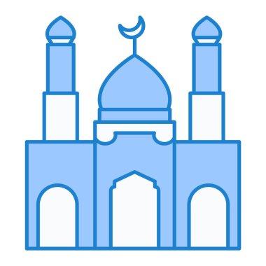 Cami. Web simgesi basit illüstrasyon