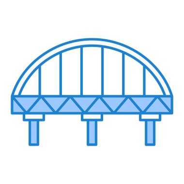 Köprü simgesi vektör illüstrasyonu
