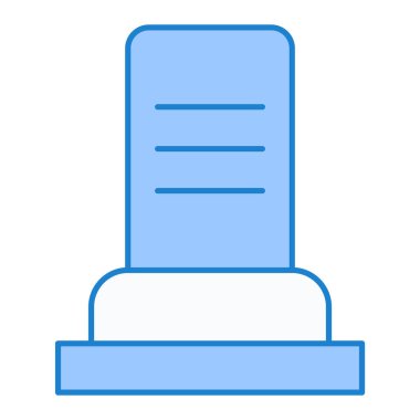 Posta kutusu. Web simgesi basit illüstrasyon