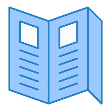 Kitap. Web simgesi basit illüstrasyon