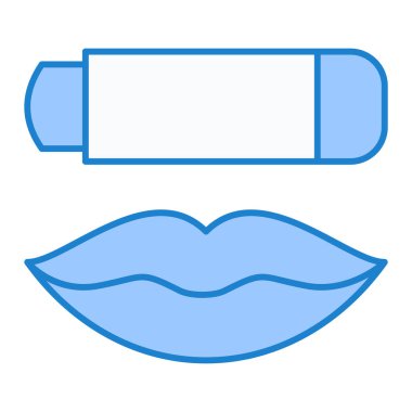 Ruj izi. Web simgesi basit illüstrasyon