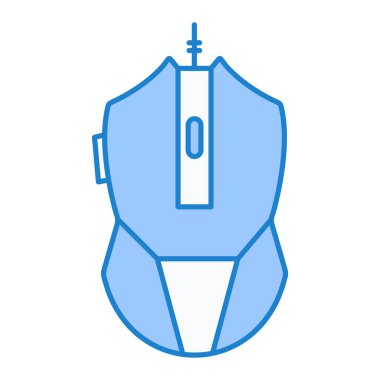 Mavi göz ikonu. Vektör illüstrasyonu