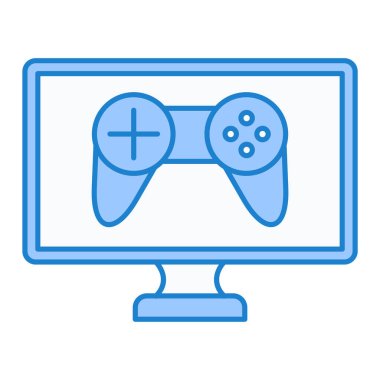 Video oyunu konsolu vektör illüstrasyon tasarımı