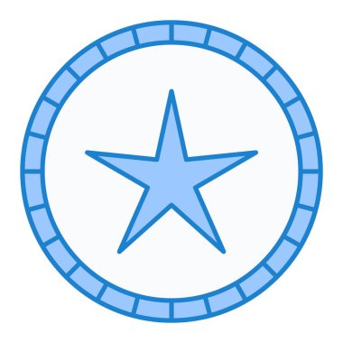 Moda biçimi izole edilmiş arkaplan yıldız simgesi