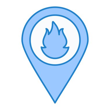 mavi işaret vektör illüstrasyonu