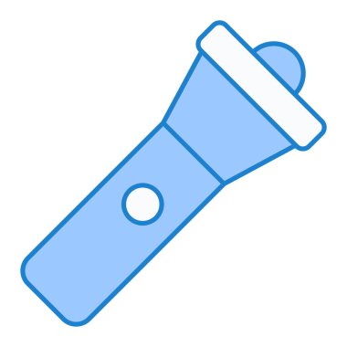 fener simgesi vektörü beyaz arkaplanda izole edildi, şeffaf işaret meşalesi