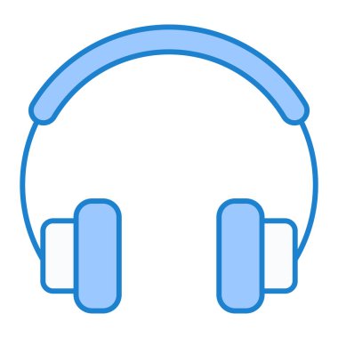 Kulaklık. Web simgesi basit tasarım