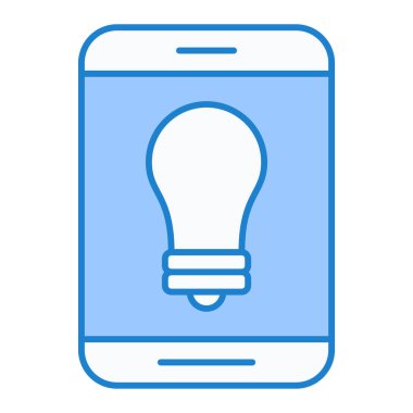 Cep telefonu. Web simgesi basit tasarım