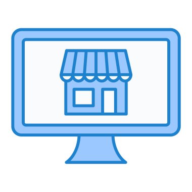 vektör simgesini modern basit illüstrasyonla kaydet