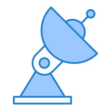 Uydu anteni. Basit resimleme